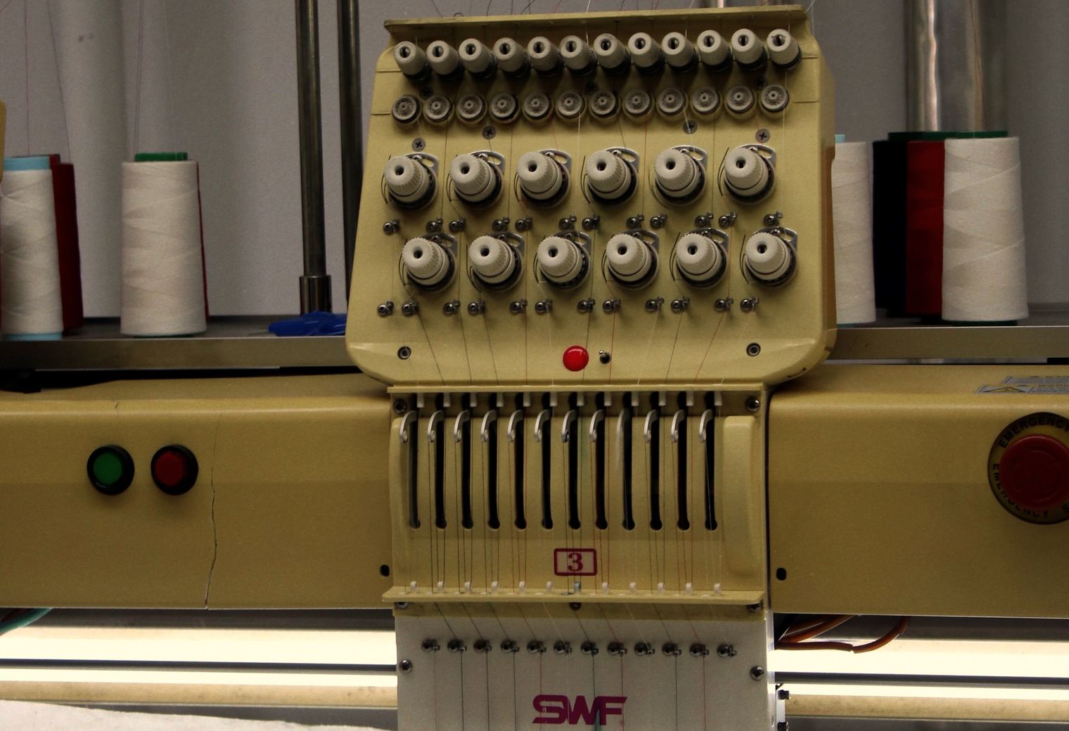 Embroidery branding example