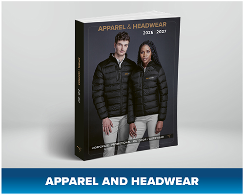 Apparel and Headwear catalogue cover