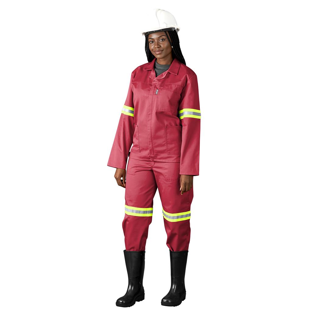 Trade Polycotton Conti Suit - Reflective Arms & Legs - Yellow Tape - Image 5