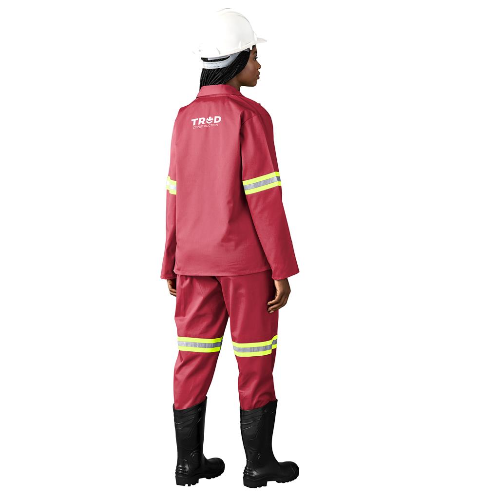 Trade Polycotton Conti Suit - Reflective Arms & Legs - Yellow Tape - Image 4