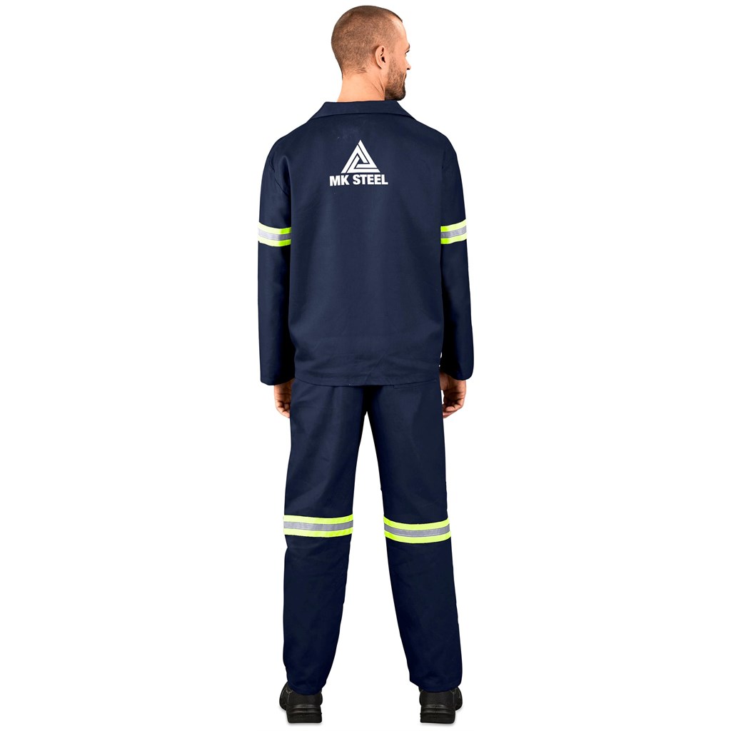 Technician 100% Cotton Conti Suit - Reflective Arms & Legs - Yellow Tape - Image 9