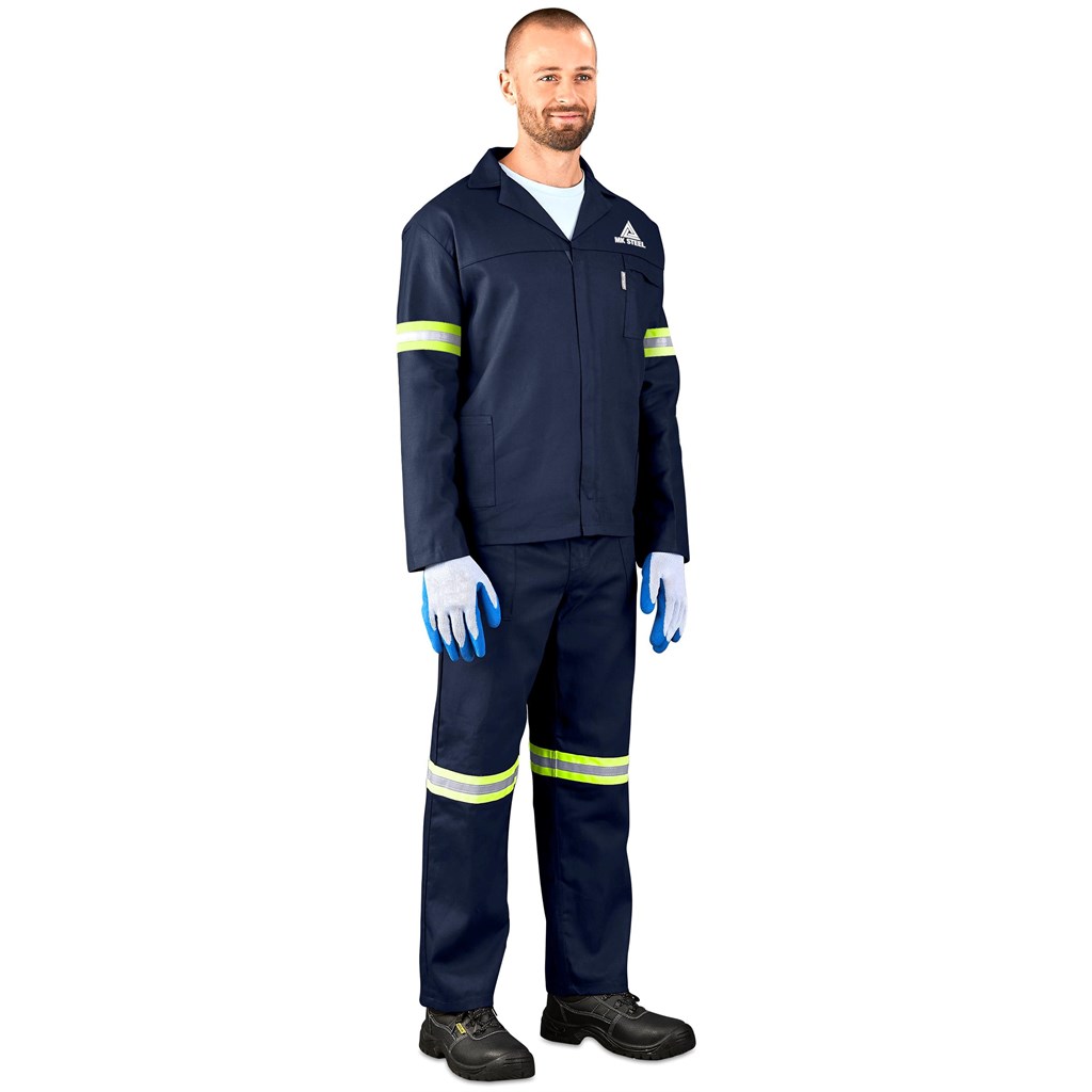 Technician 100% Cotton Conti Suit - Reflective Arms & Legs - Yellow Tape - Image 7