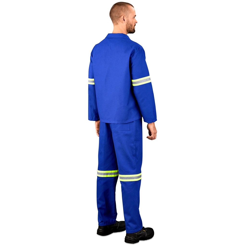 Technician 100% Cotton Conti Suit - Reflective Arms & Legs - Yellow Tape - Image 11
