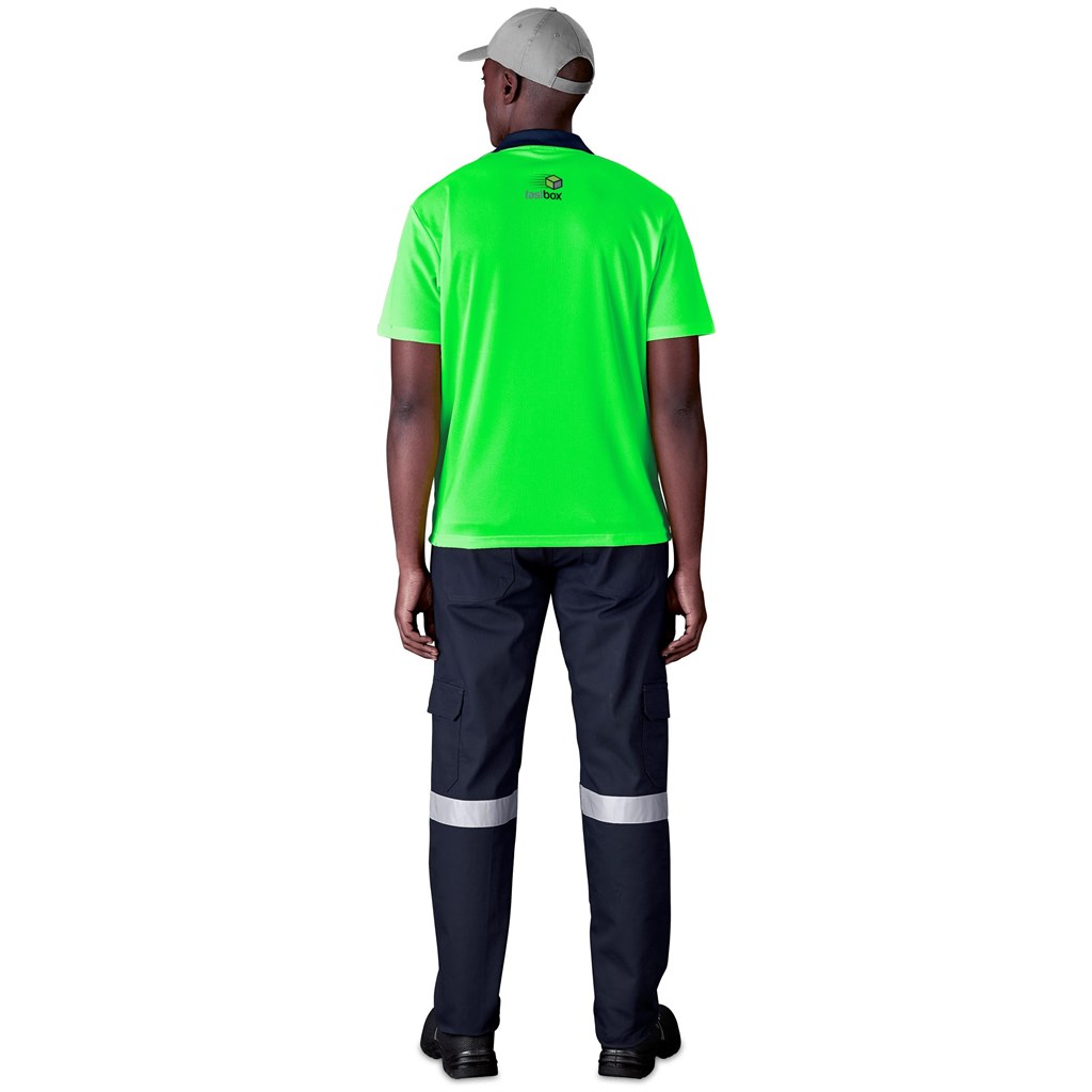 Inspector Two-Tone Hi-Viz Golf Shirt - Image 5