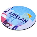 Pre-Printed Sample Hoppla Cuppa Neoprene Car Cup Coaster