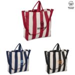Okiyo Natsuri Recycled Cotton Canvas Large Beach Bag