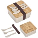 Okiyo Wani Wheat Straw & Bamboo Lunch Box