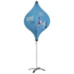 Lantern Banner with Light Weight Cross Base