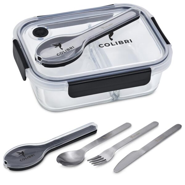 Serendipio Mealmate Lunch Box & Cutlery Set