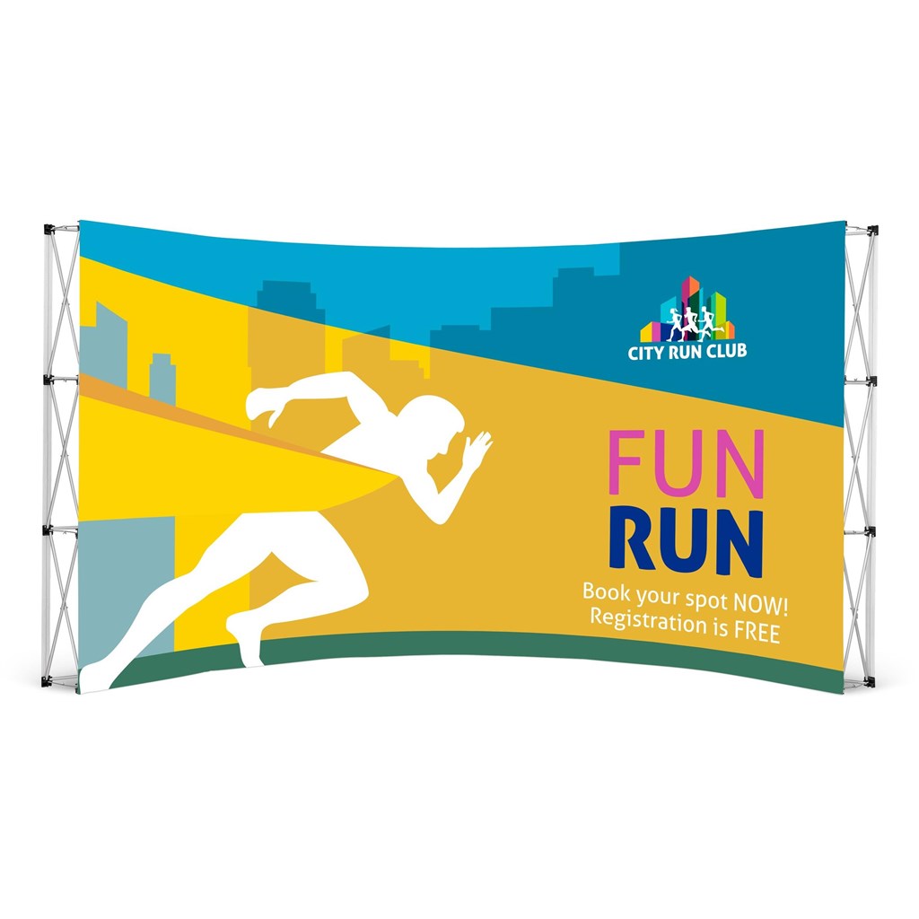 Legend Curved Banner Wall 4.2m x 2.25m - Image 20