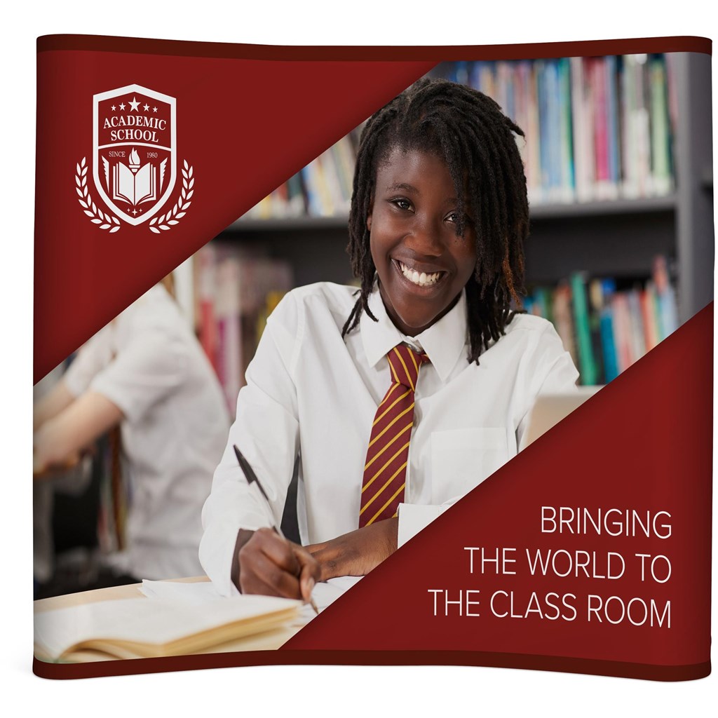Legend Curved Banner Wall with Wings 2.15m x 2.25m - Image 16
