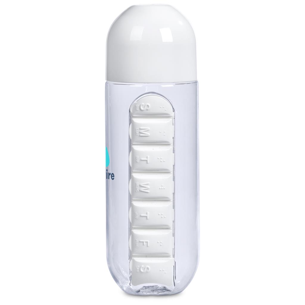 Altitude Vita-Stream Pill Box Plastic Water Bottle - 600ml - Image 16