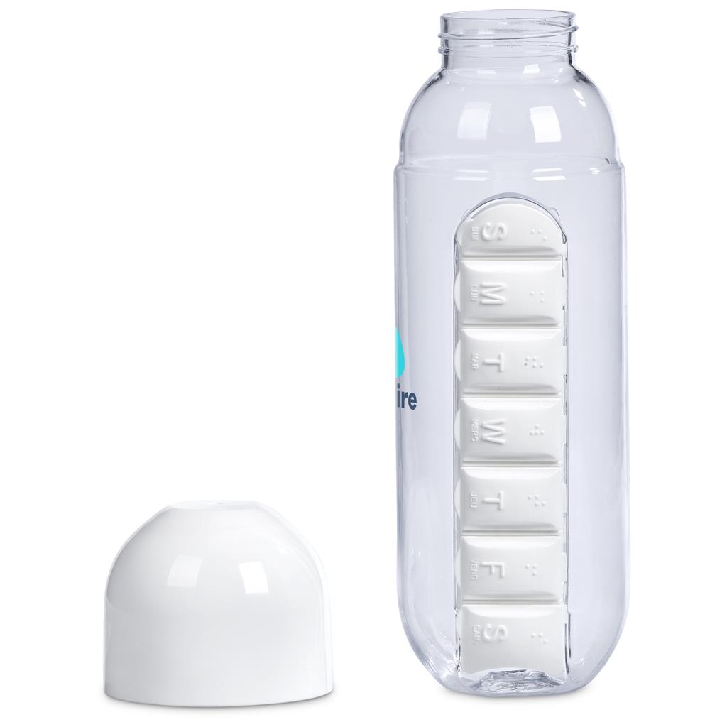 Altitude Vita-Stream Pill Box Plastic Water Bottle - 600ml - Image 5