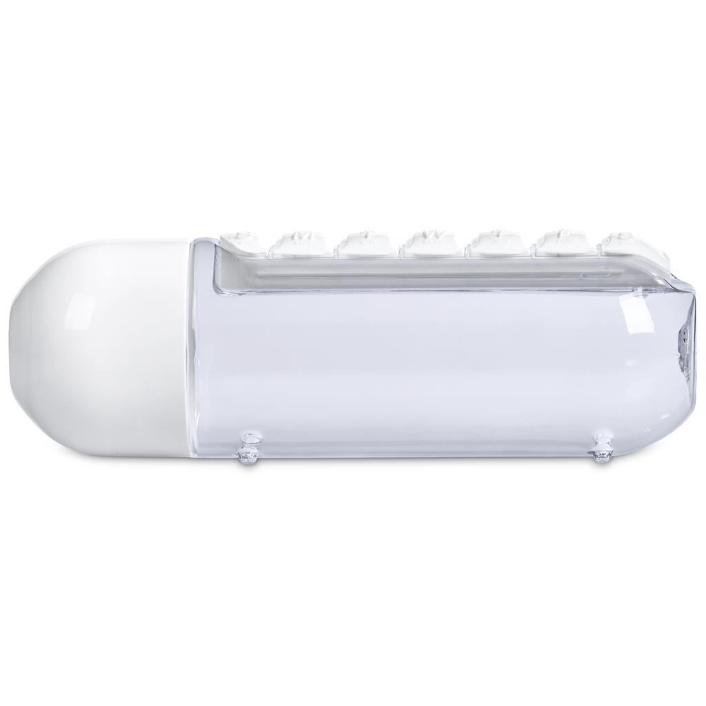 Altitude Vita-Stream Pill Box Plastic Water Bottle - 600ml - Image 13