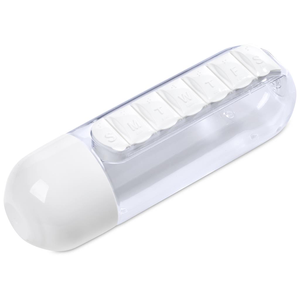Altitude Vita-Stream Pill Box Plastic Water Bottle - 600ml - Image 21