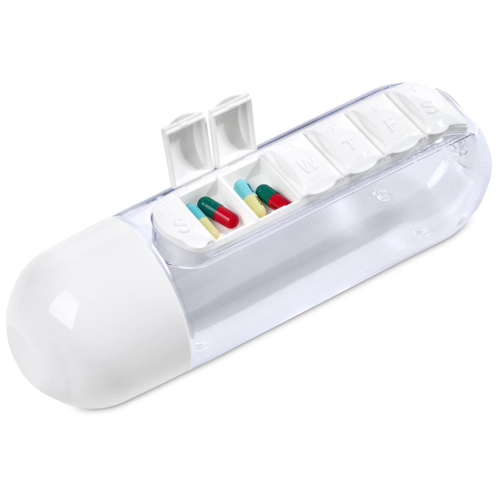 Altitude Vita-Stream Pill Box Plastic Water Bottle - 600ml - Image 9