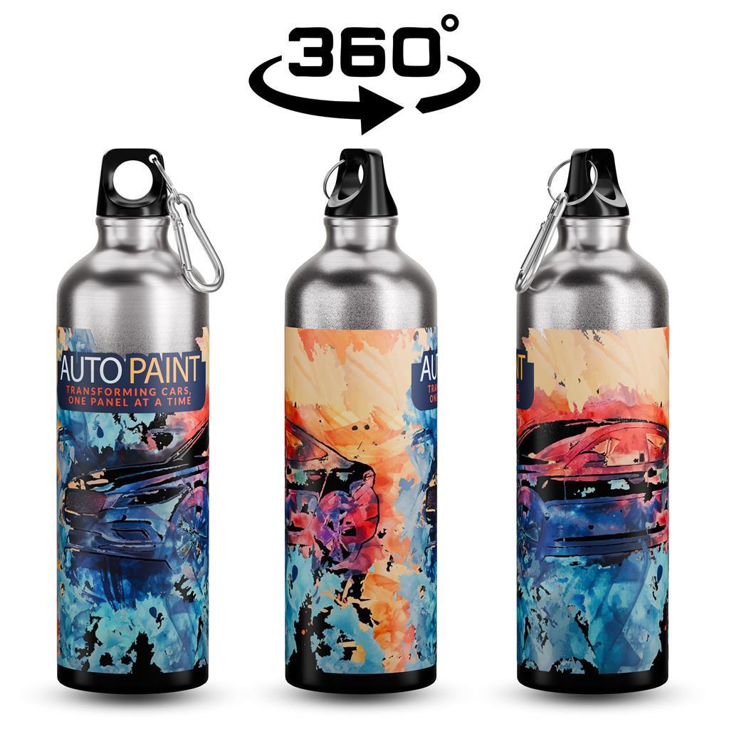 Crossover Aluminium Water Bottle - 750ml - Image 3