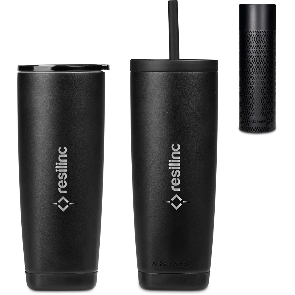 Alex Varga Aurelian Stainless Steel 2-in-1 Vacuum Tumbler & Straw - Image 3
