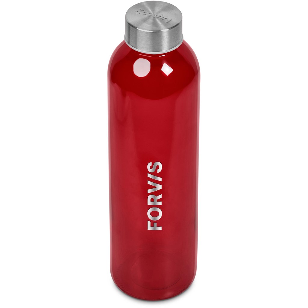 Kooshty Pura Plus Glass Water Bottle – 750ml - Red - Image 3