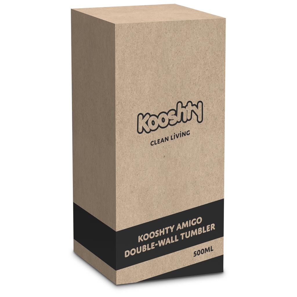 Kooshty Amigo Stainless Steel & Plastic Double-Wall Tumbler - 500ml - Image 4