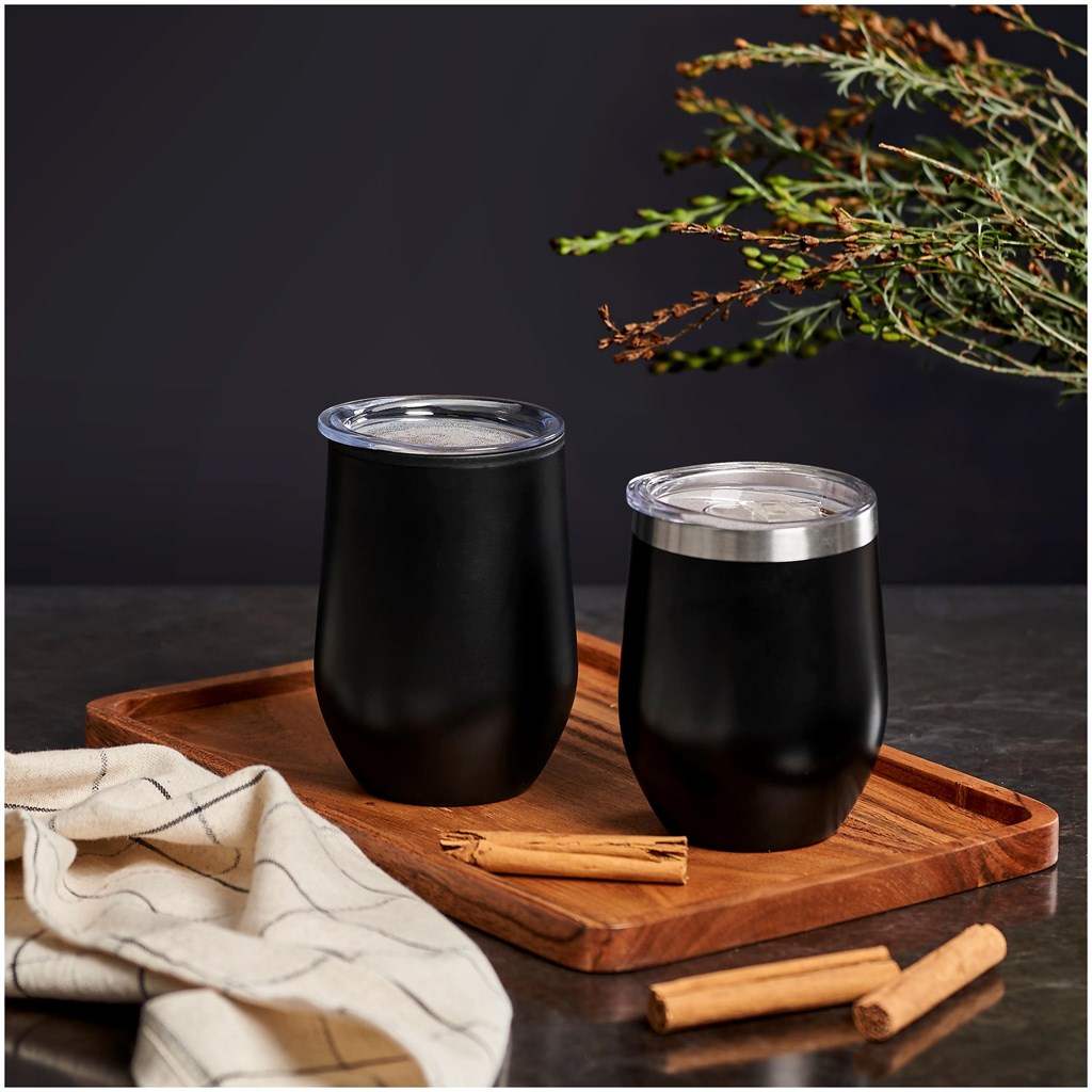 Serendipio Madison Stainless Steel & Plastic Double-Wall Tumbler - 350ml - Image 4