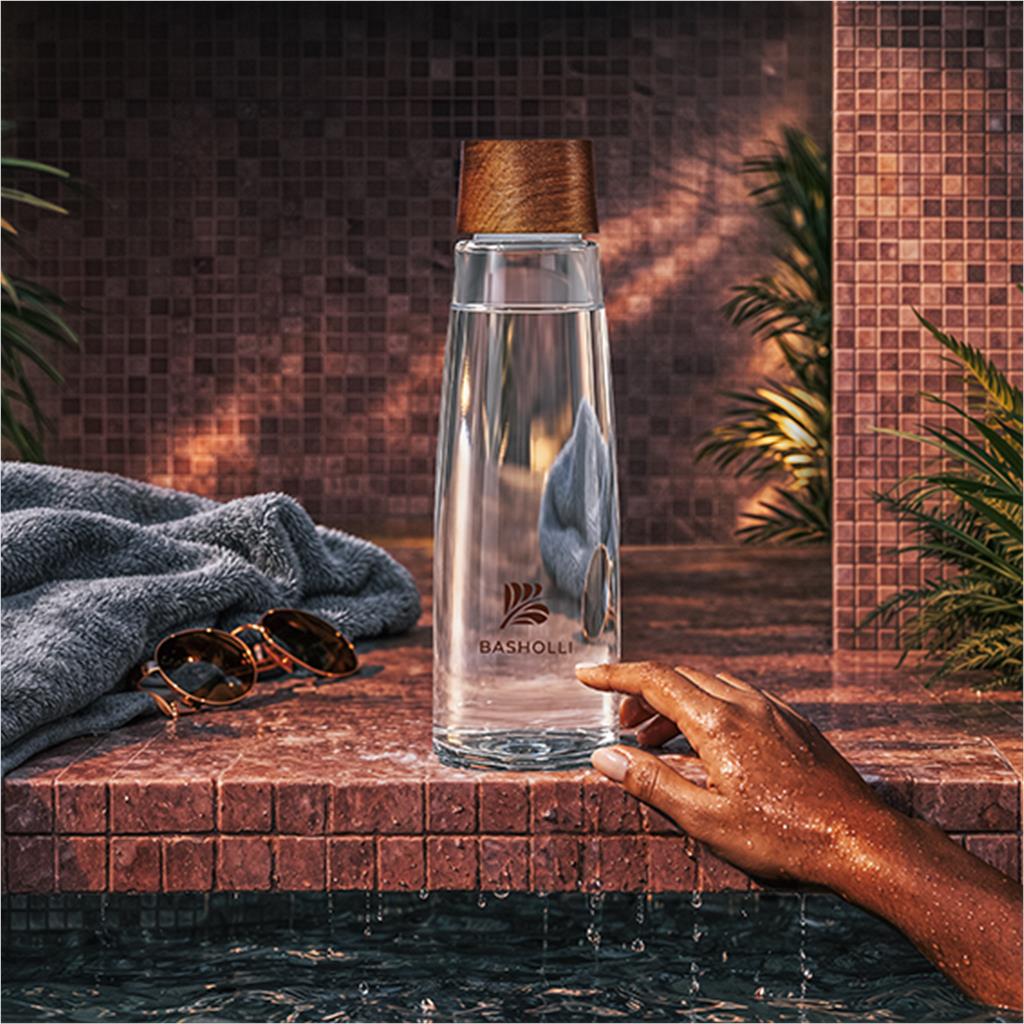 Serendipio Windermere Glass Water Bottle - 600ml - Image 8