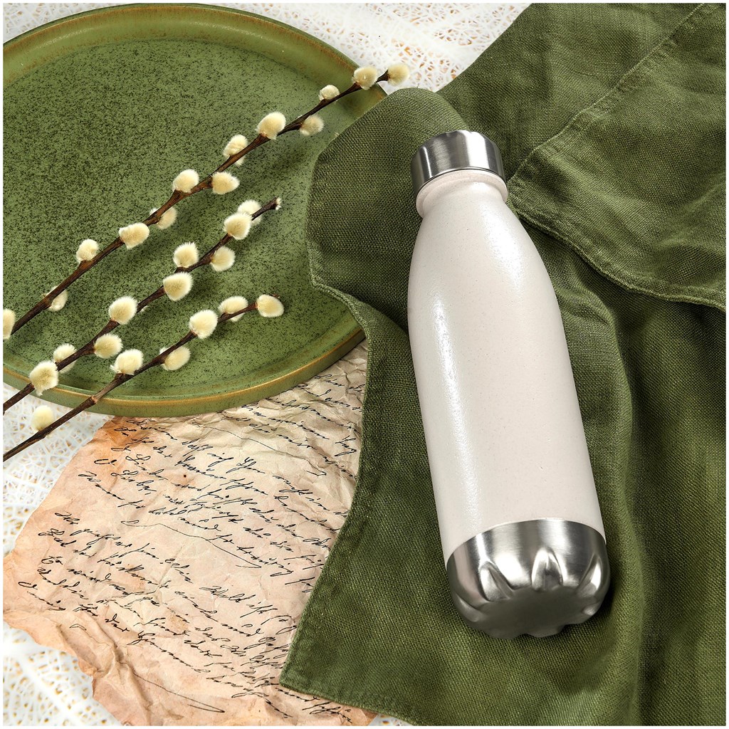 Okiyo Kimi Wheat Straw Water Bottle - 680ml - Image 2