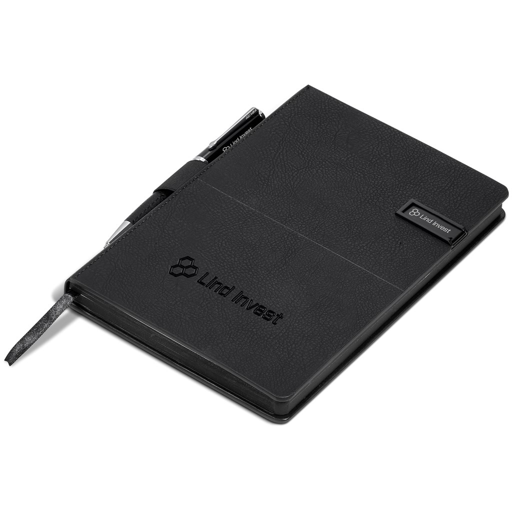 Alex Varga Corinthia Flash Drive Notebook & Pen Set - 32GB - Image 12