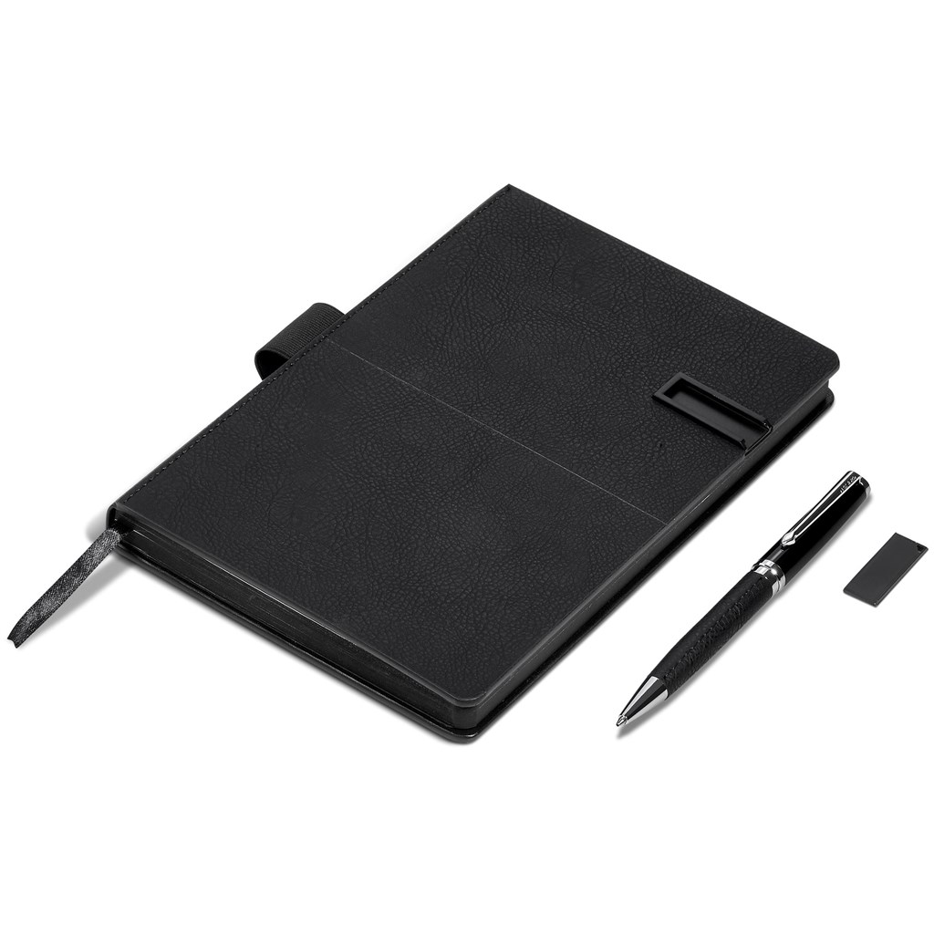 Alex Varga Corinthia Flash Drive Notebook & Pen Set - 32GB - Image 14