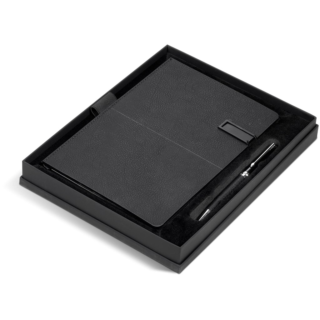 Alex Varga Corinthia Flash Drive Notebook & Pen Set - 32GB - Image 16