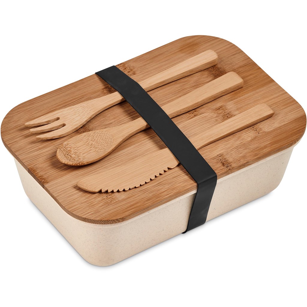 Kooshty Natura Plus Bamboo Fibre Lunch Box Set - Image 8