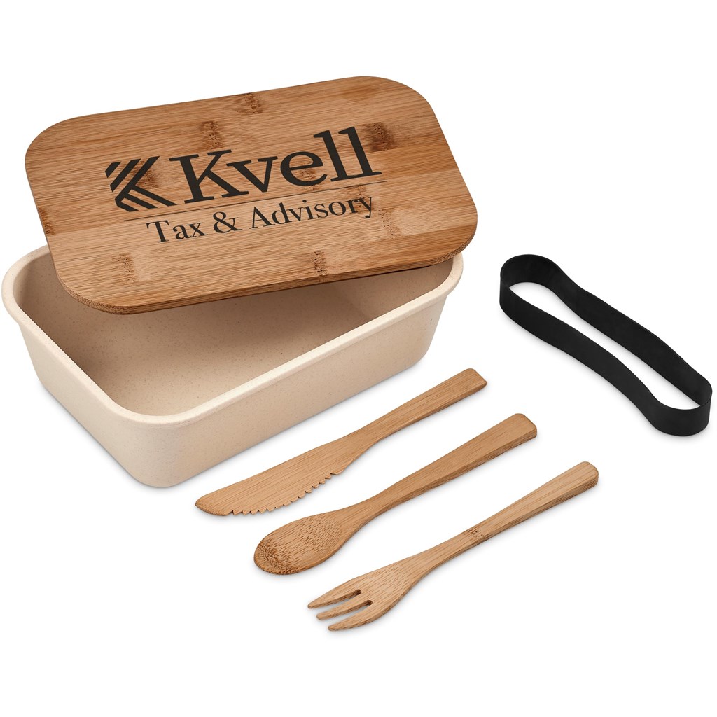Kooshty Natura Plus Bamboo Fibre Lunch Box Set - Image 4