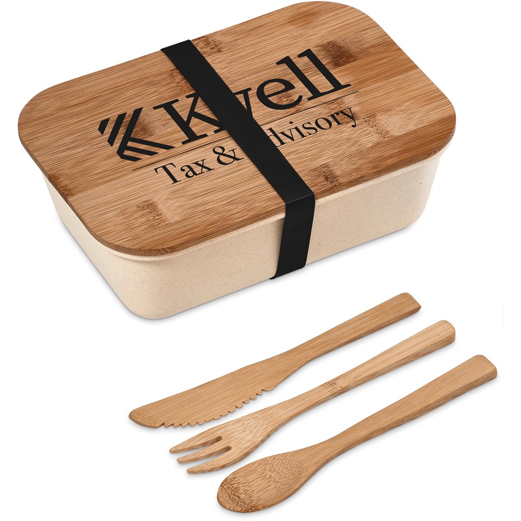 Kooshty Natura Plus Bamboo Fibre Lunch Box Set - Image 11