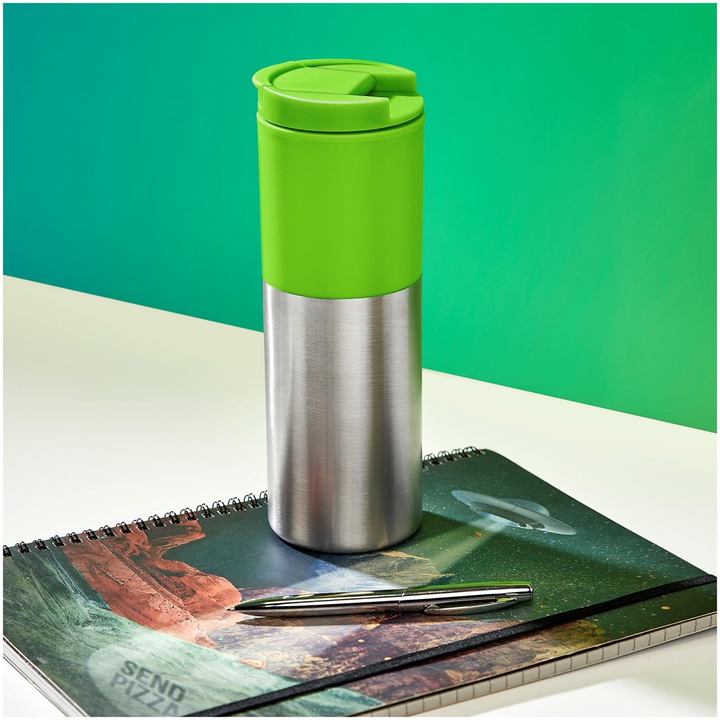 Kooshty Typhoon Stainless Steel & Plastic Double-Wall Tumbler - 450ml - Image 2