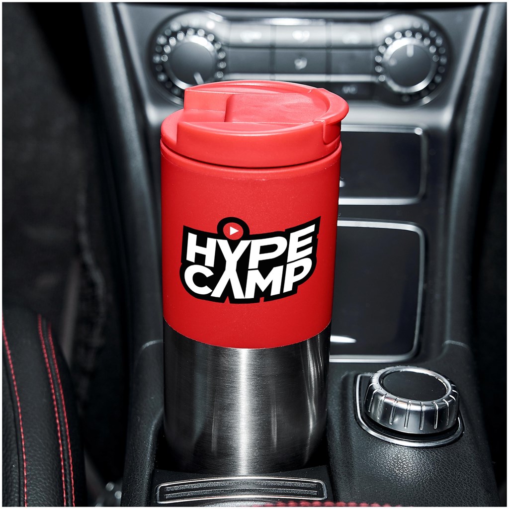 Kooshty Typhoon Stainless Steel & Plastic Double-Wall Tumbler - 450ml - Image 3