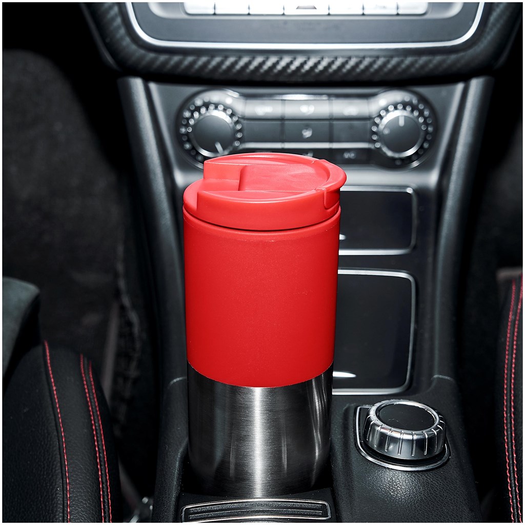Kooshty Typhoon Stainless Steel & Plastic Double-Wall Tumbler - 450ml - Image 6