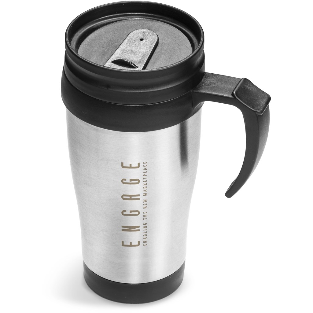 Altitude Arabica Stainless Steel & Plastic Double-Wall Mug - 450ml - Image 3