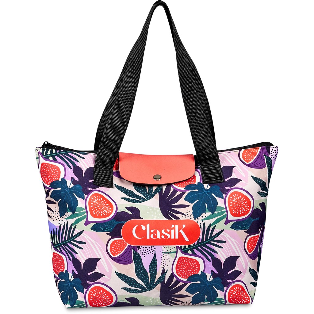 Pre-Production Sample Hoppla Rosebank Polyester Roll-Up Tote Bag - Image 15