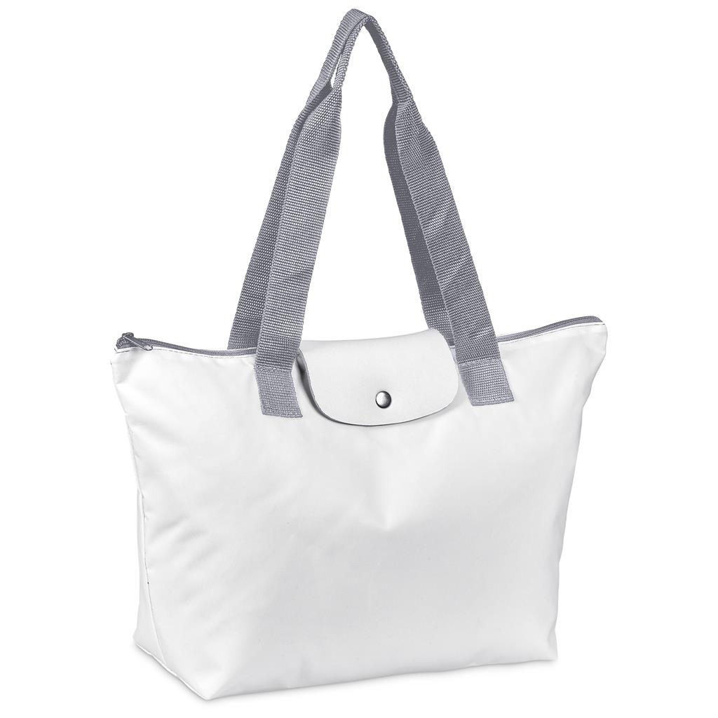 Pre-Production Sample Hoppla Rosebank Polyester Roll-Up Tote Bag - Image 4