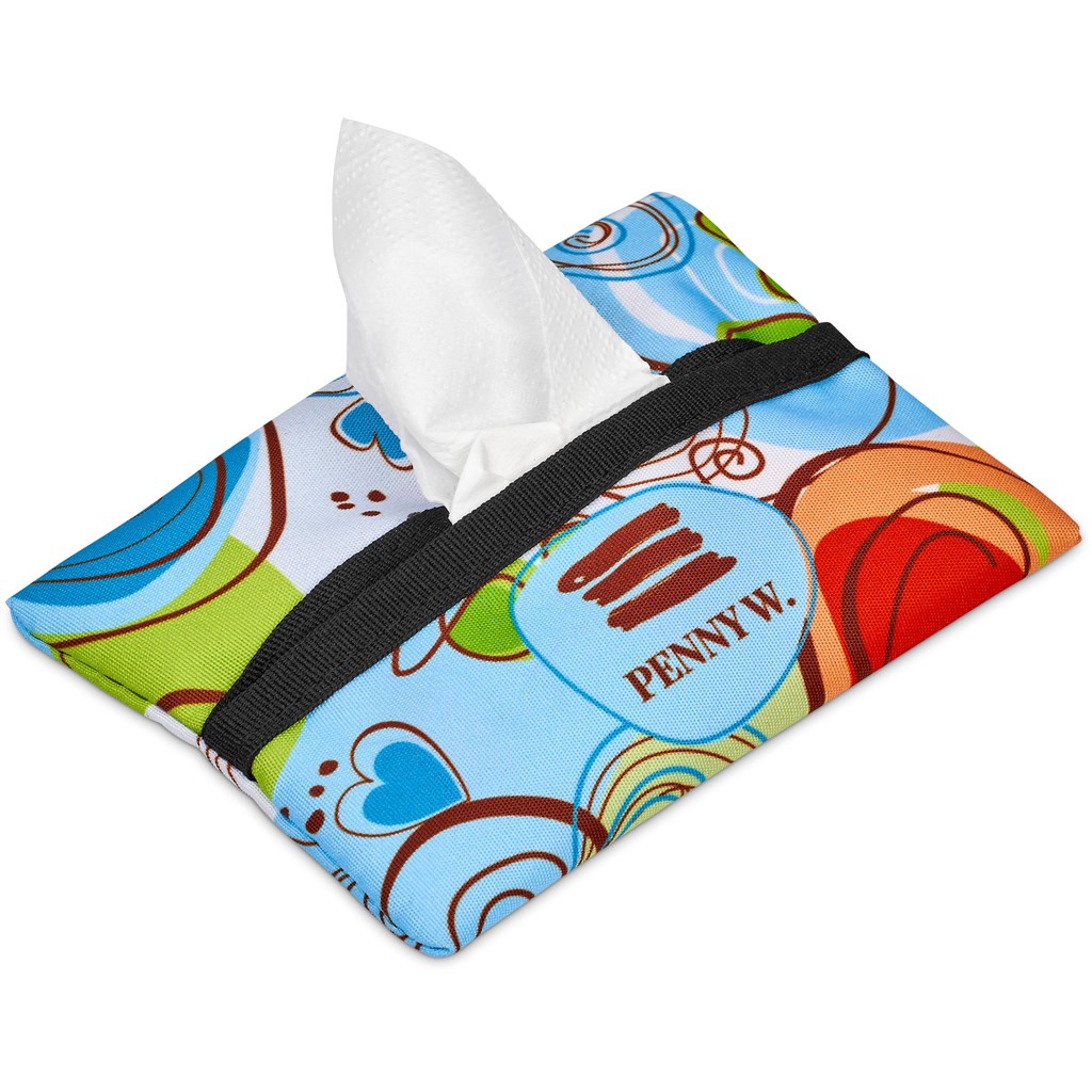 Pre-Production Sample Hoppla Wolseley Polyester Tissue Pouch - Image 4