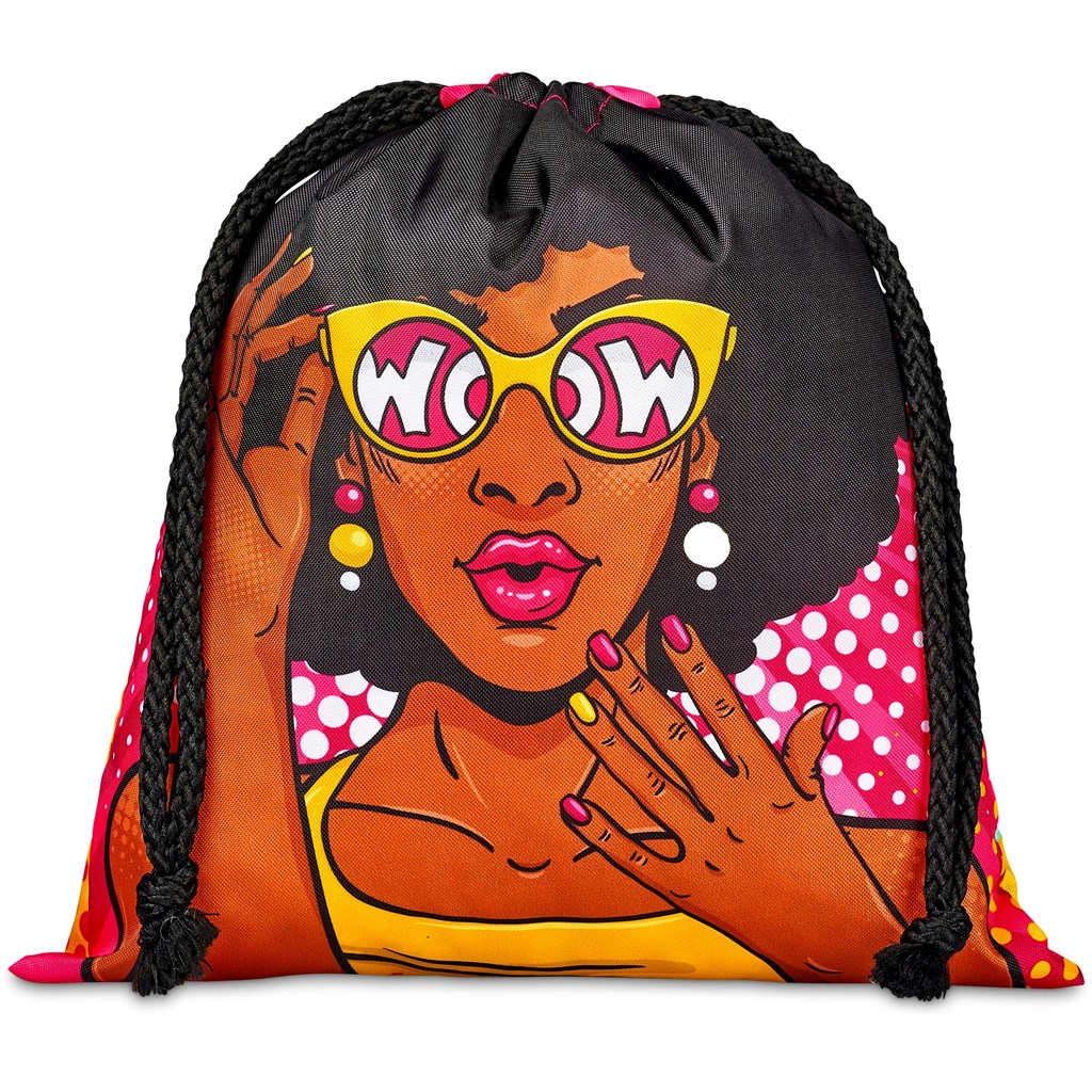 Pre-Production Sample Indian Midi Polyester Drawstring Pouch - Image 6