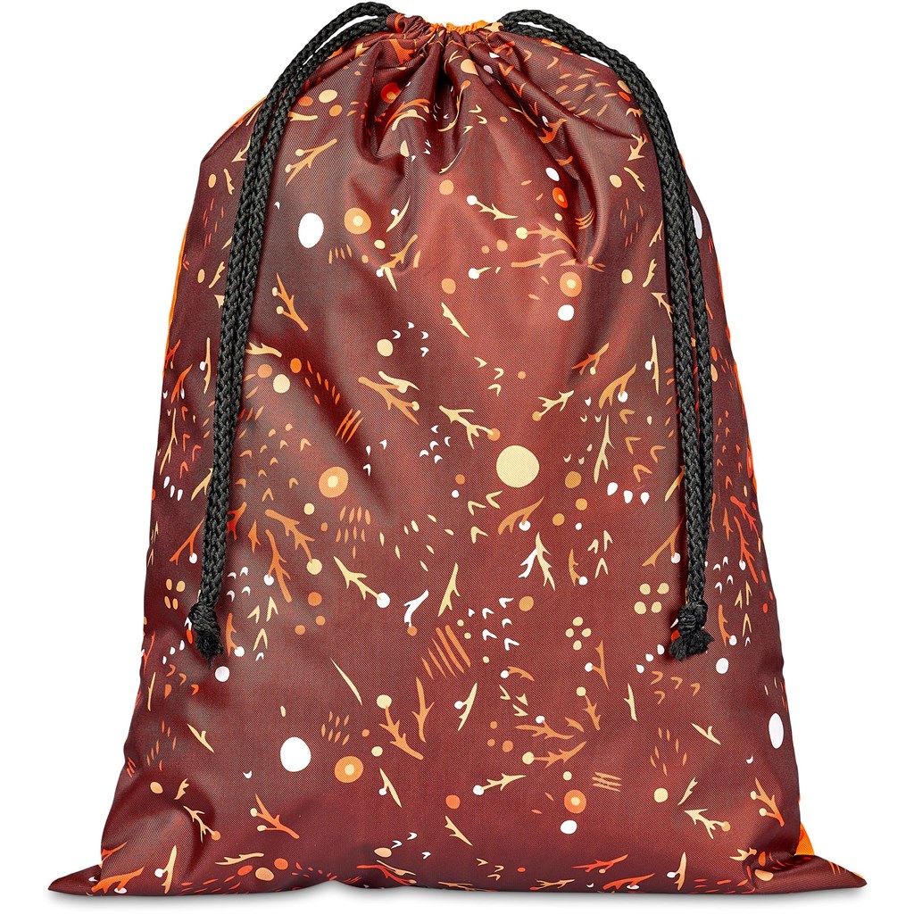 Pre-Production Sample Hoppla Benguela Jumbo Polyester Drawstring Pouch - Image 2