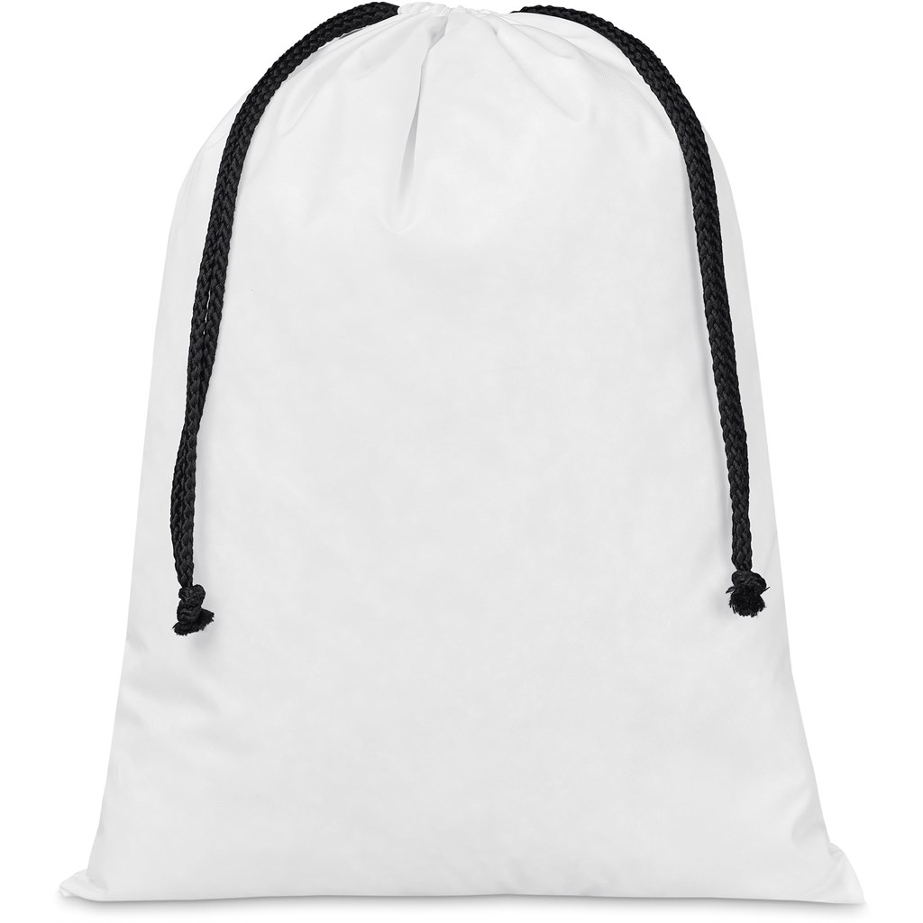Pre-Production Sample Hoppla Benguela Jumbo Polyester Drawstring Pouch - Image 7