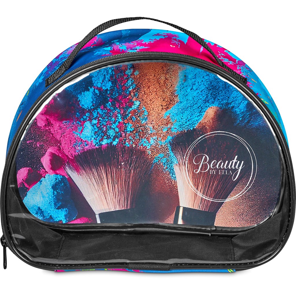 Pre-Production Sample Hoppla Aloe Toiletry Bag With PVC Front Window - Image 3