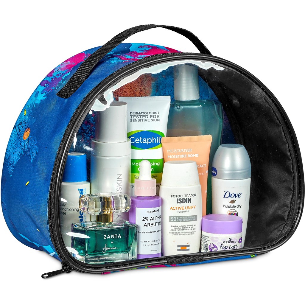 Pre-Production Sample Hoppla Aloe Toiletry Bag With PVC Front Window - Image 6