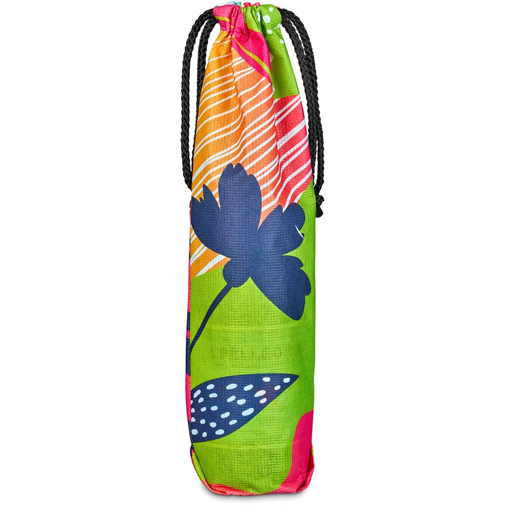 Pre-Production Sample Hoppla Tipsy RPET Wine Bottle Drawstring Bag - Image 6