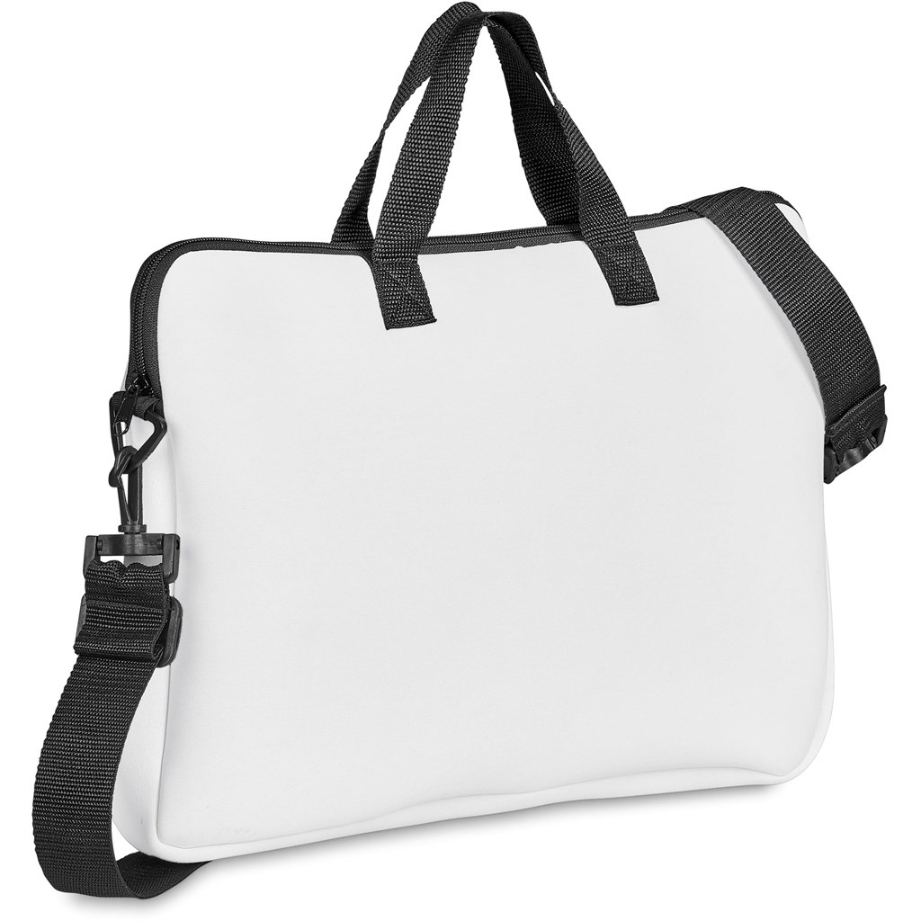Pre-Production Sample Hoppla Nimbus Neoprene Laptop Sleeve with Handles & Shoulder Strap – 15 -16 in - Image 13