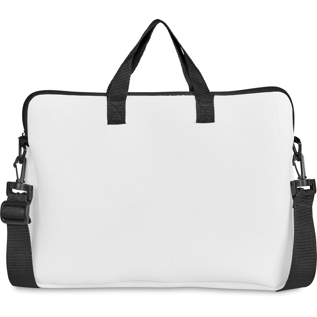 Pre-Production Sample Hoppla Nimbus Neoprene Laptop Sleeve with Handles & Shoulder Strap – 15 -16 in - Image 5