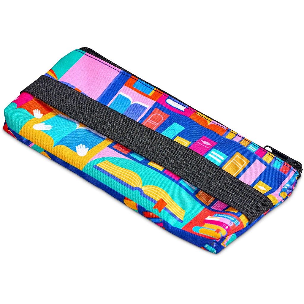Pre-Production Sample Hoppla Scribbler Polyester Large Pencil Case To Fit An A5 Notebook - Image 8