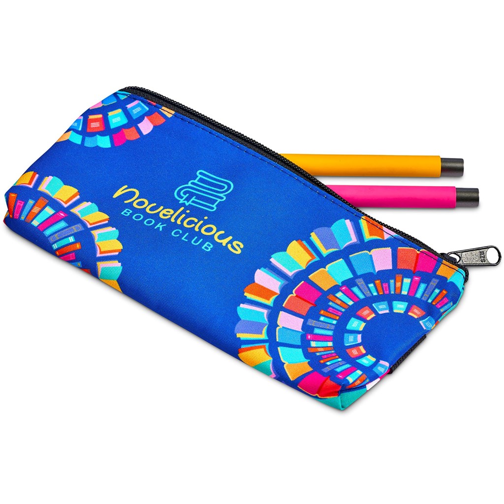 Pre-Production Sample Hoppla Scribbler Polyester Large Pencil Case To Fit An A5 Notebook - Image 9